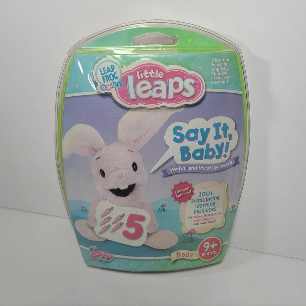 NEW LEAP FROG BABY LITTLE LEAPS SAY IT BABY INTERACTIVE LEARNING DISC